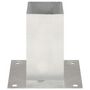 Voir la diapositive 4 : VIDAXL Ancres de poteau 4 pcs Metal galvanise 71 mm