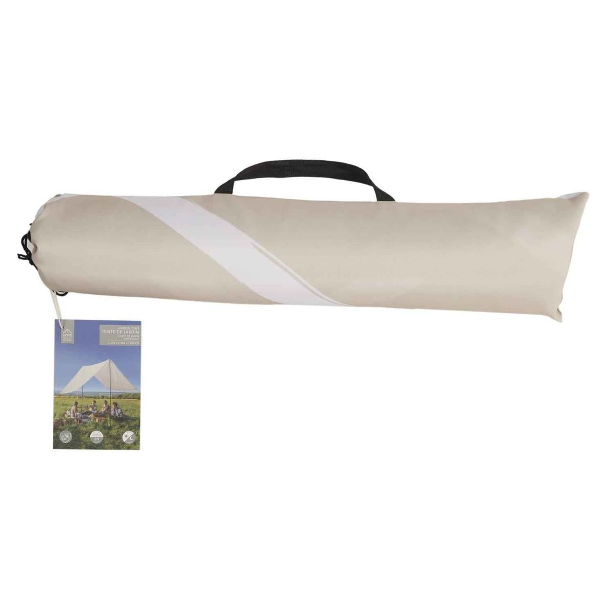 Voir la diapositive 3 : The Home Deco Factory Tente de jardin extérieur  nomade  300cm beige