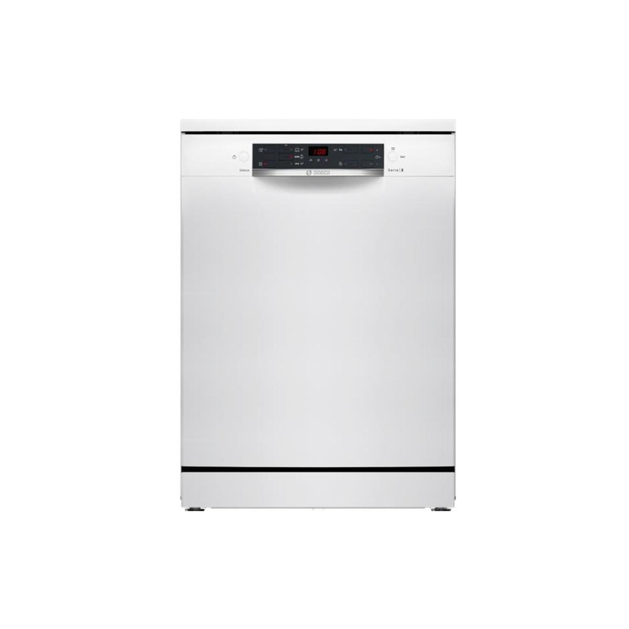 BOSCH Lave-vaisselle 60cm 12 couverts 48db blanc - SMS25AW10F