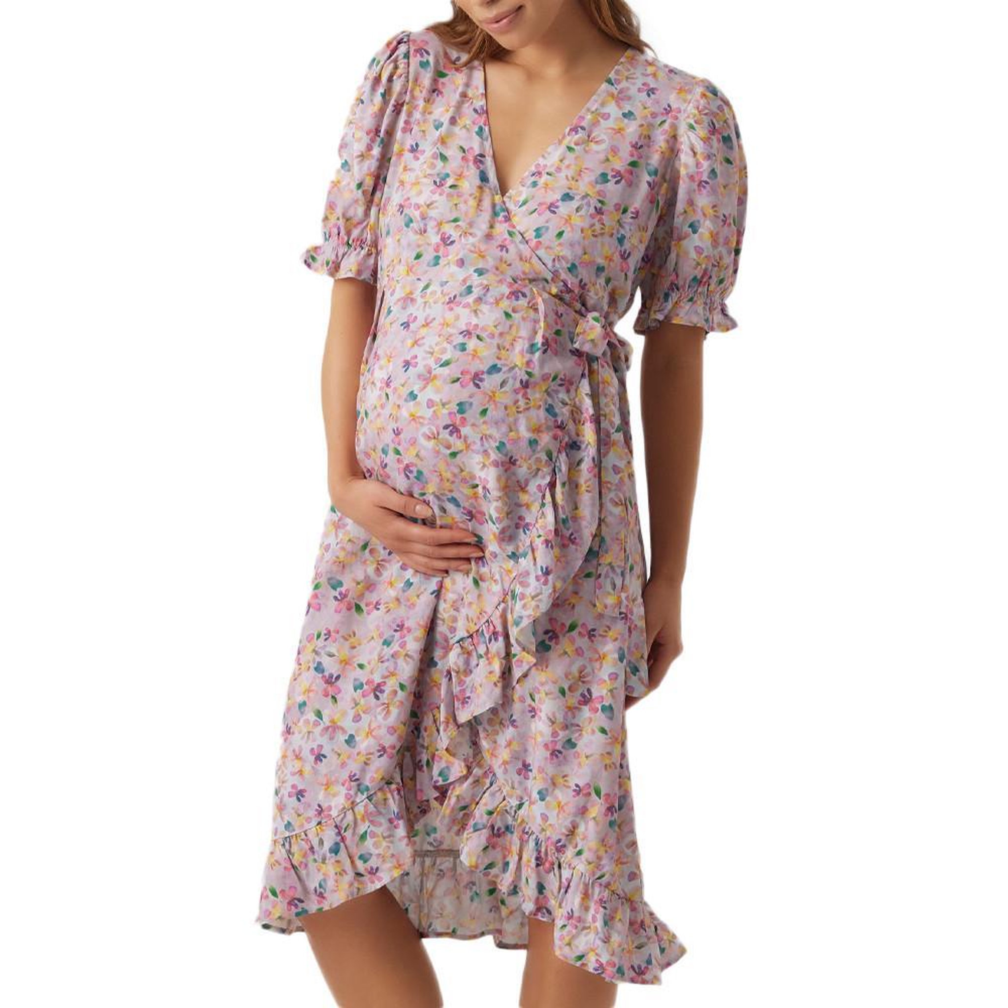 MAMALICIOUS Robe Rose Femme Mamalicious Tinka. Coloris disponibles : Rose