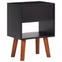 Voir la diapositive 5 : VIDAXL Bois d'acacia massif Tables de chevet 2 pcs 40x30x57 cm