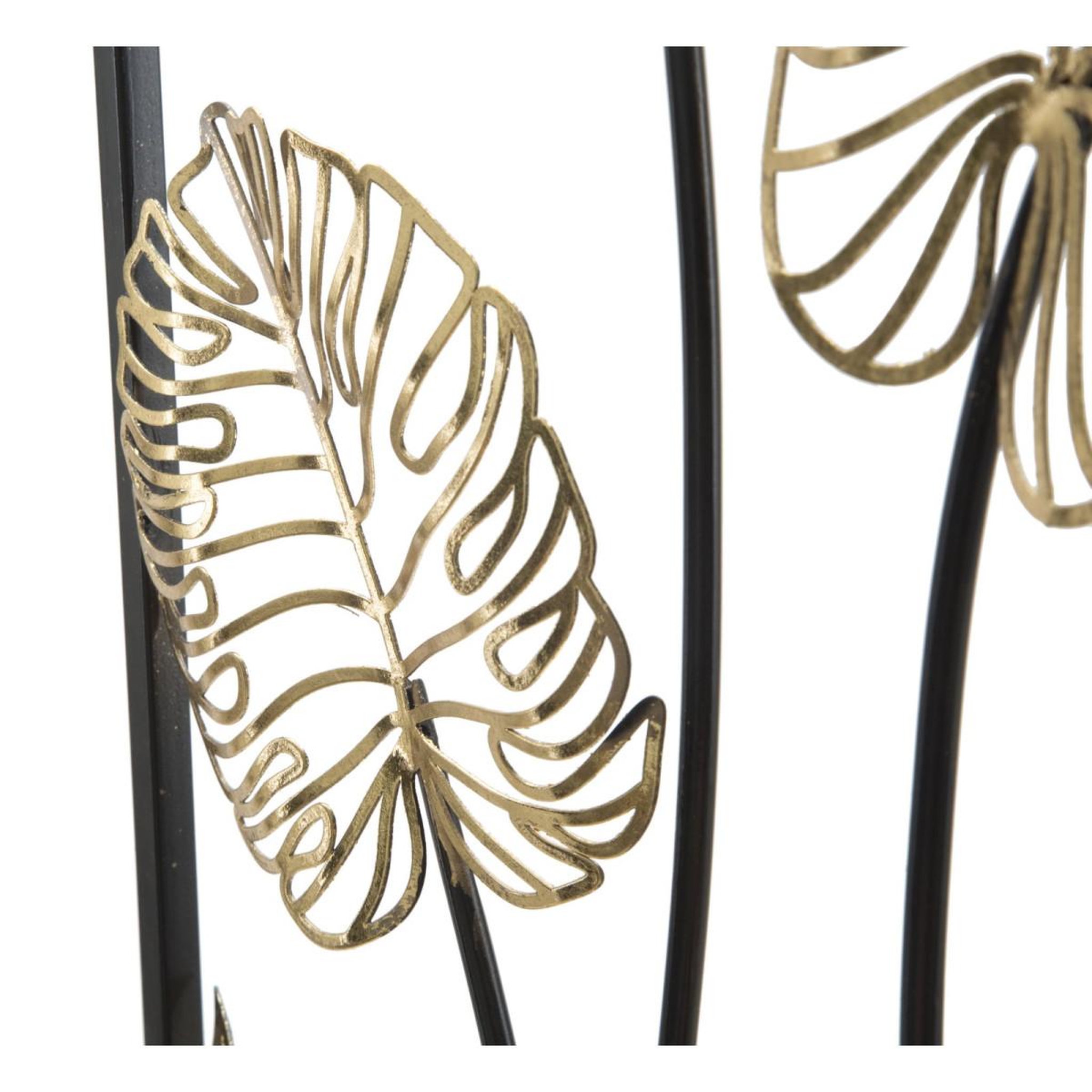 Voir la diapositive 4 : Paris Prix Décoration murale encadrée en métal  luxy  90cm multicolore