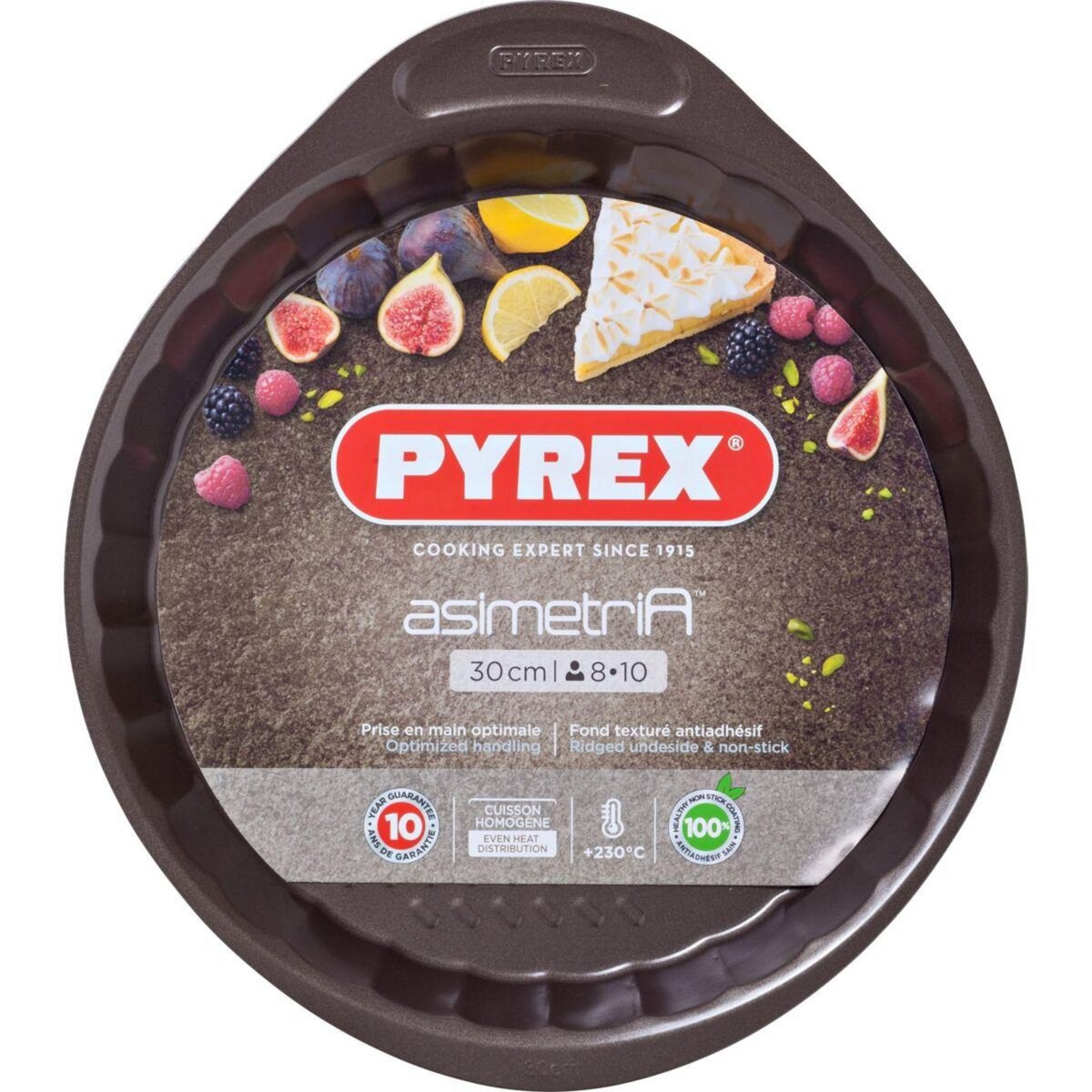 PYREX Moule à tarte métal diam 30 cm Asimetria