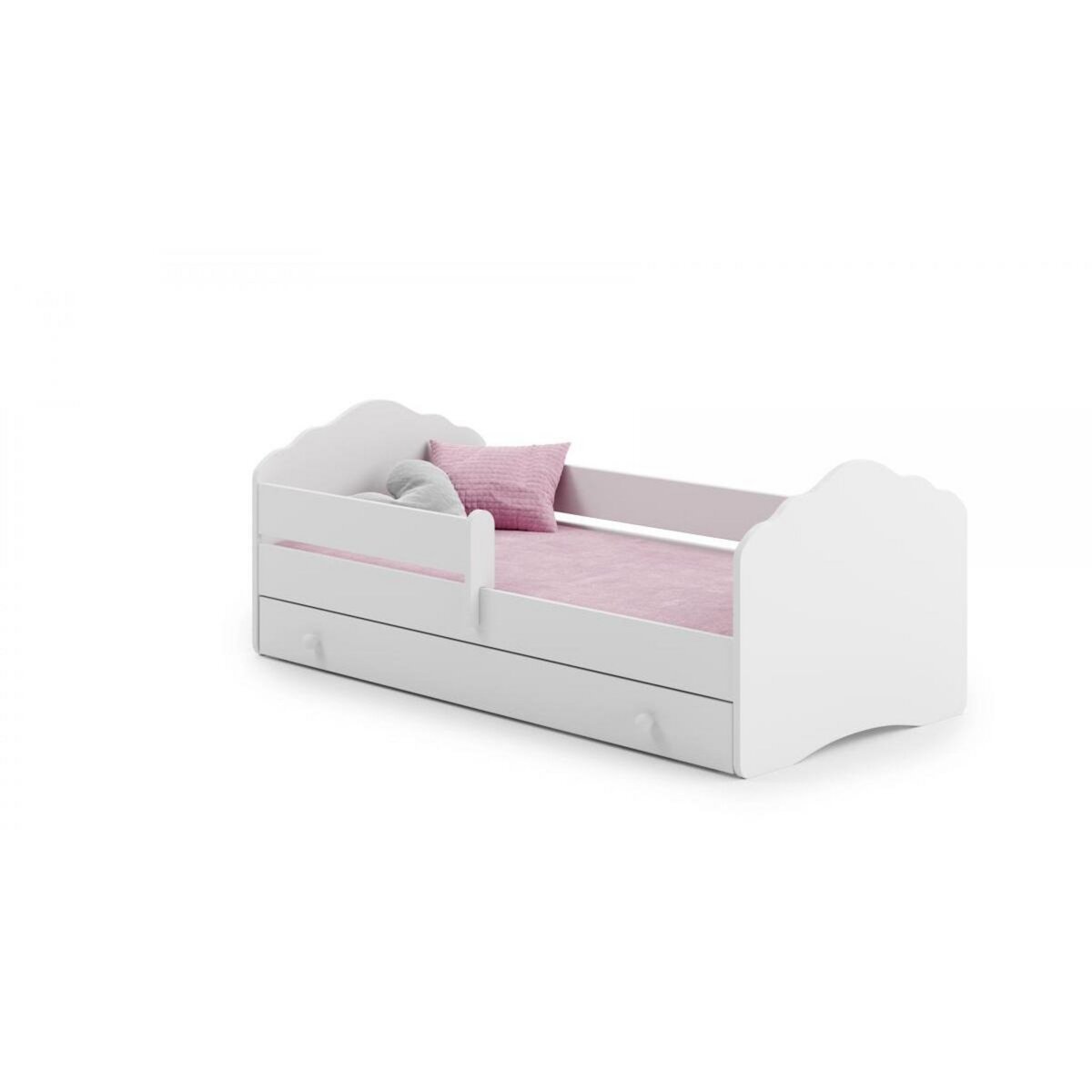 KOBI Lit enfant FALA BAR+SZU 160x80 avec tiroir de rangement avec matelas