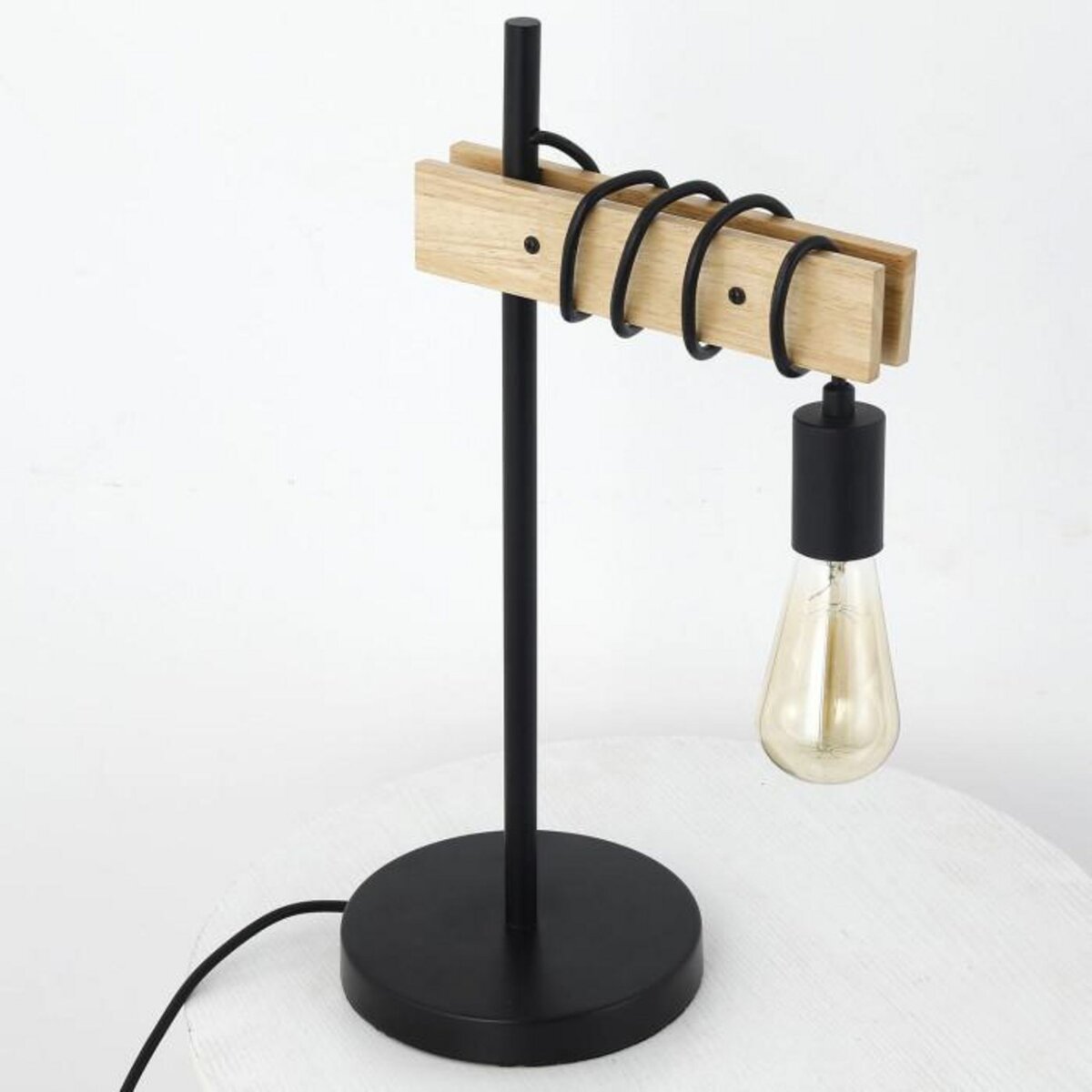 Paris Prix Lampe à Poser Design  Ryanha  48cm Noir