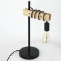 Voir la diapositive 3 : Paris Prix Lampe à Poser Design  Ryanha  48cm Noir