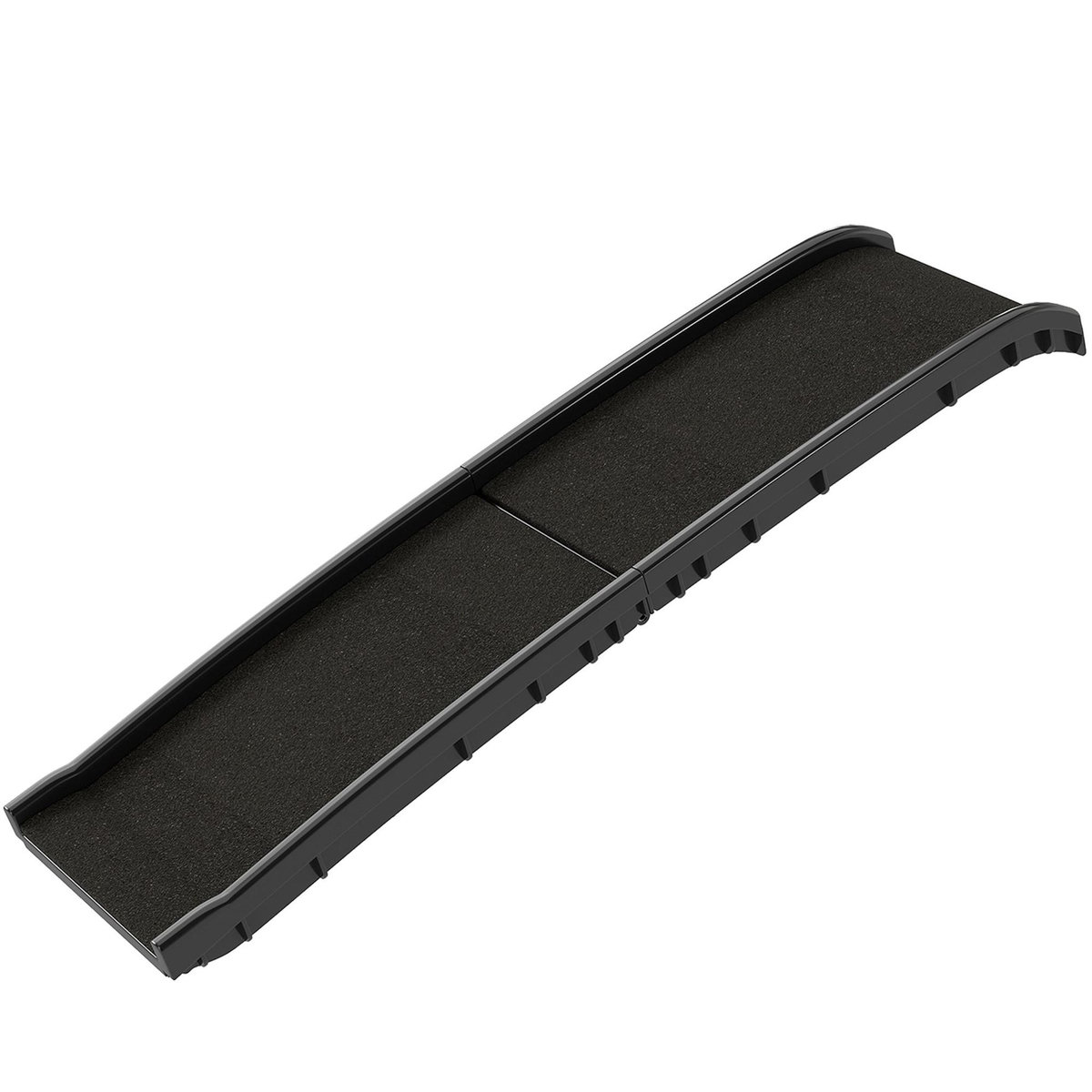PAWHUT Rampe pliable chien surface antidérapante 155x38x15cm plastique noir