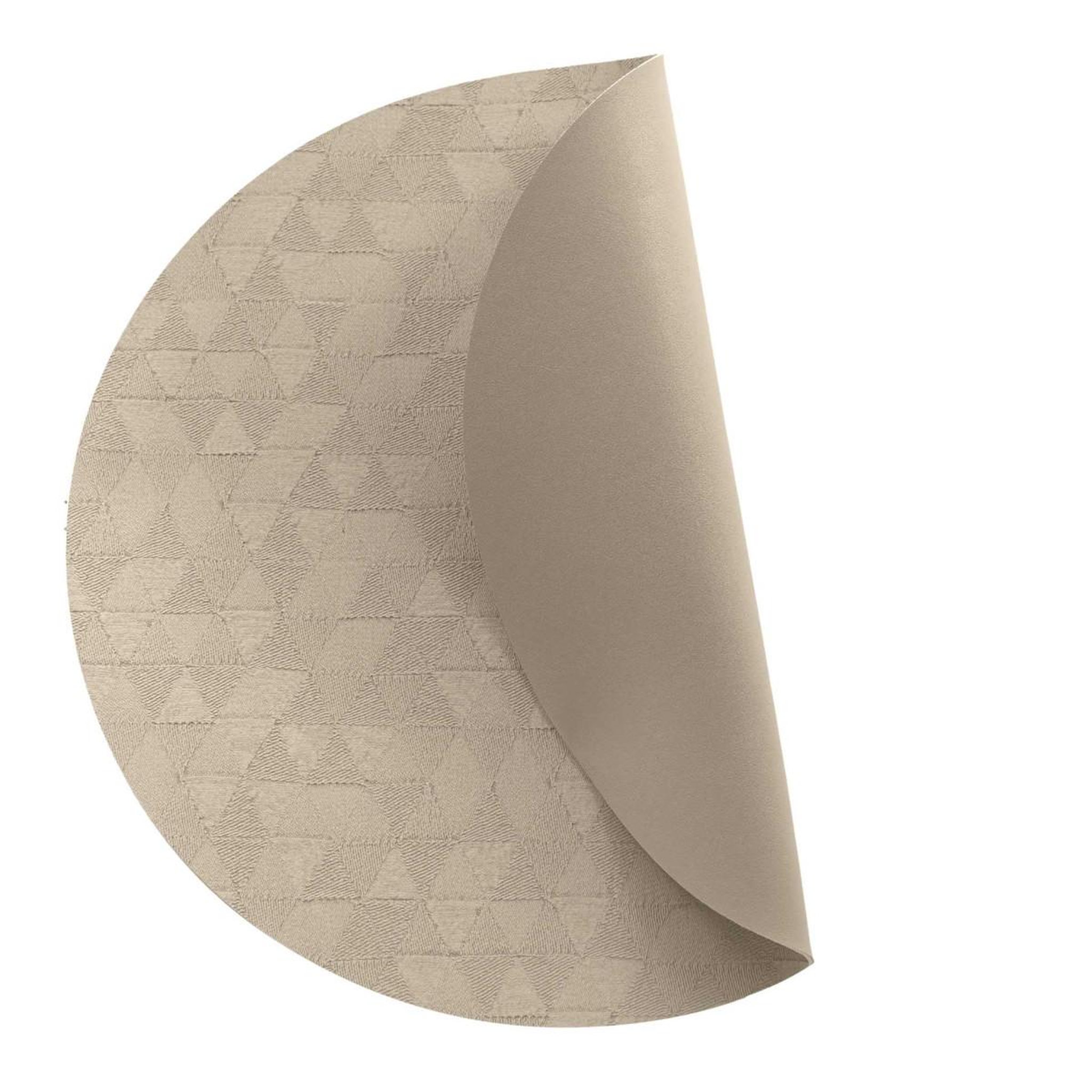 Voir la diapositive 2 : Douceur d'Intérieur Set de table rond  delta  38cm naturel