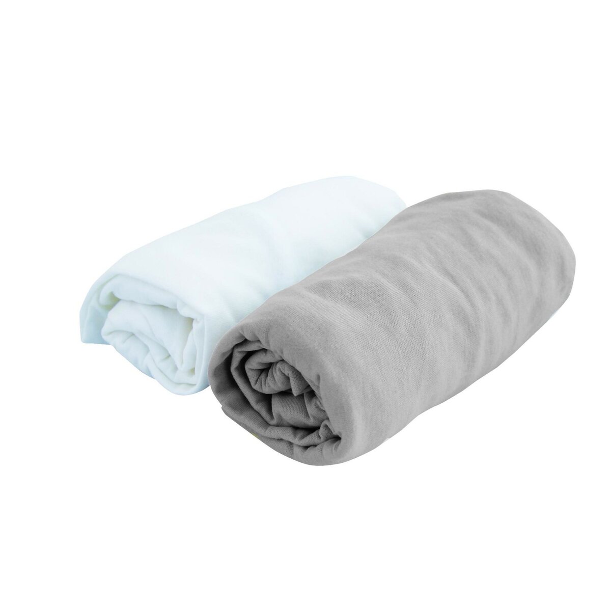 Domiva Lot 2 draps-housses Jersey 60 x 120 cm 