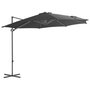 Voir la diapositive 2 : VIDAXL Parasol de jardin avec base portable anthracite
