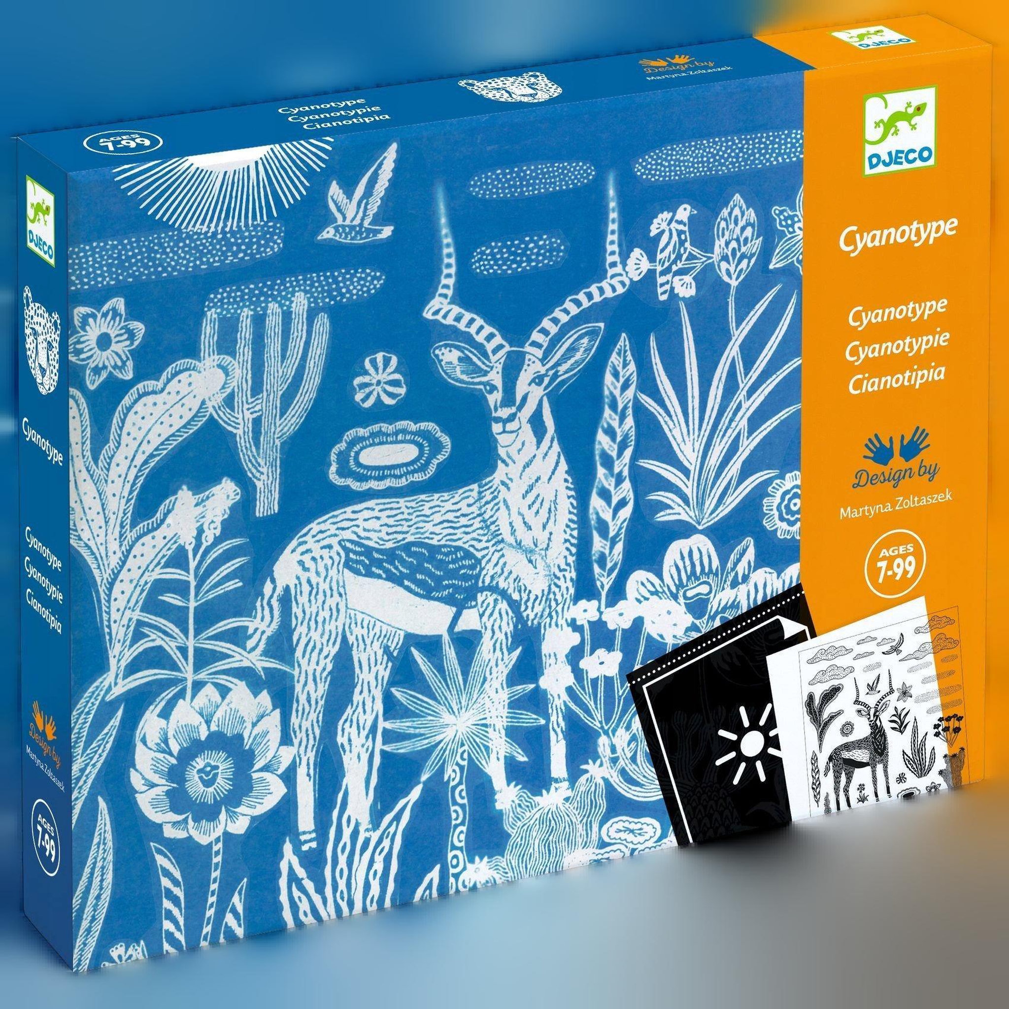 Voir la diapositive 2 : Djeco Coffret de loisirs créatifs Djeco Savane nocturne
