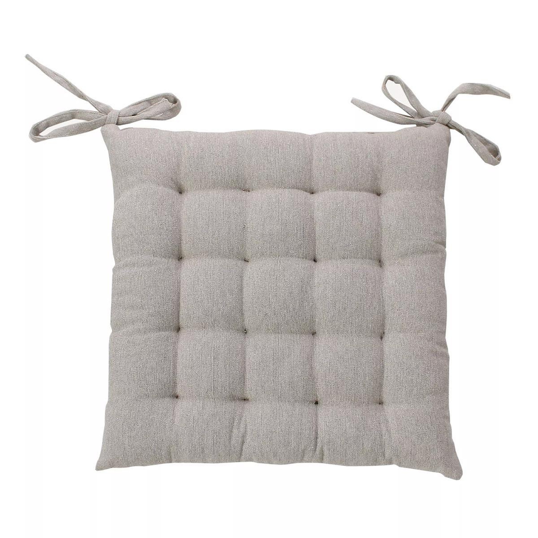 ENJOY HOME Galette de chaise piquée  cambria  38x38cm lin