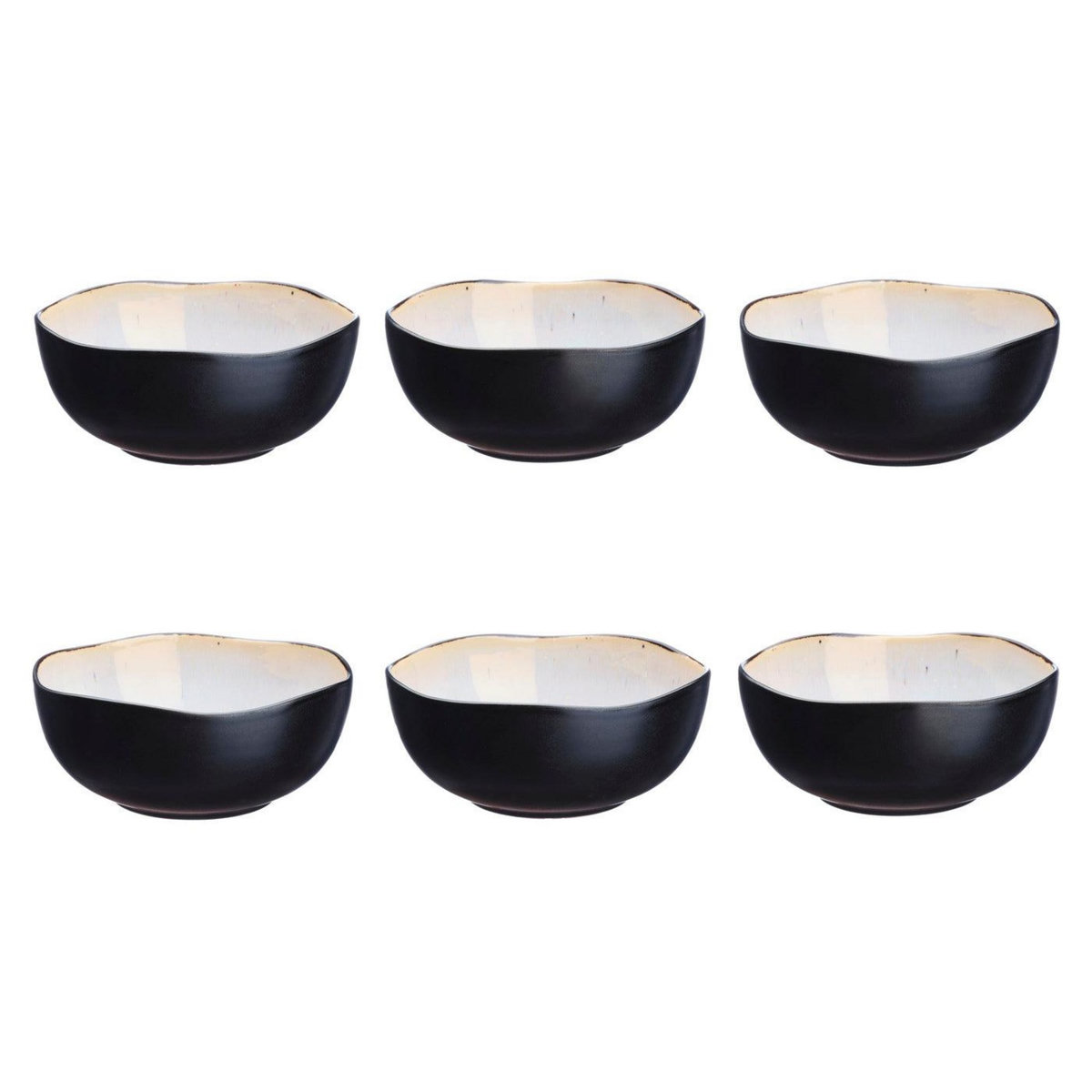 BJORN Bol IRIS Ø16,5cm - 6 pièces - Blanc ivoire