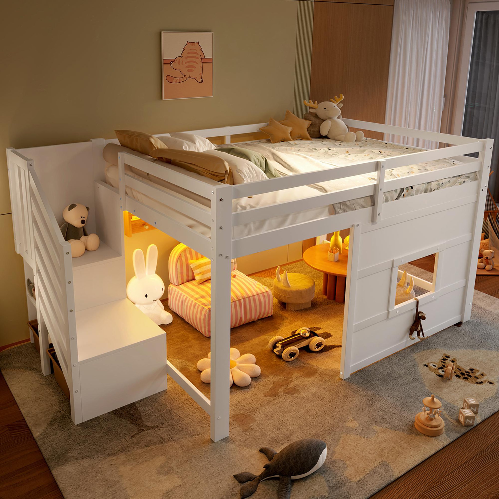 Voir la diapositive 5 : MERAX Lit mezzanine enfant