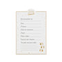 Voir la diapositive 3 : Paris Prix Lot de 10 Cartes de Pronostics  Baby Shower  12cm Blanc