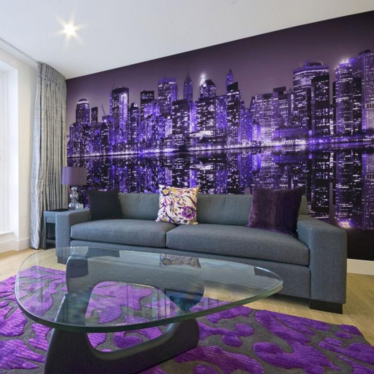Paris Prix Papier Peint XXL  American Violet  270x550cm