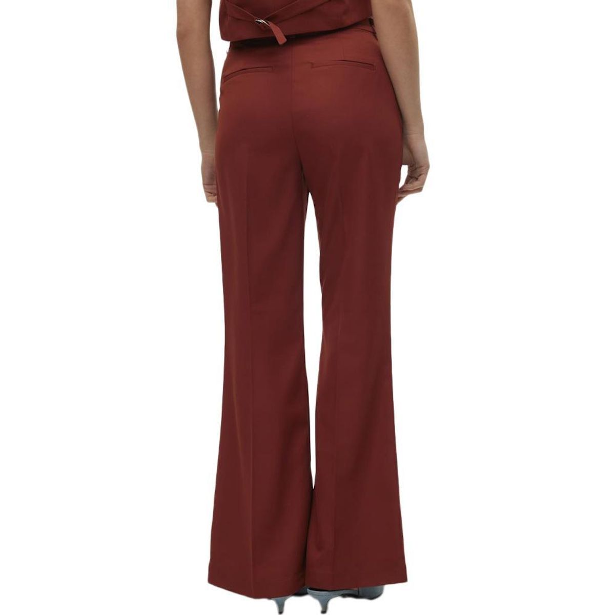 Vero Moda Pantalon à Pinces Terracotta Femme Vero Moda Tara   W34