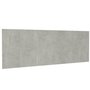 Voir la diapositive 2 : VIDAXL Tete de lit murale Gris beton 240x1,5x80 cm Bois d'ingenierie