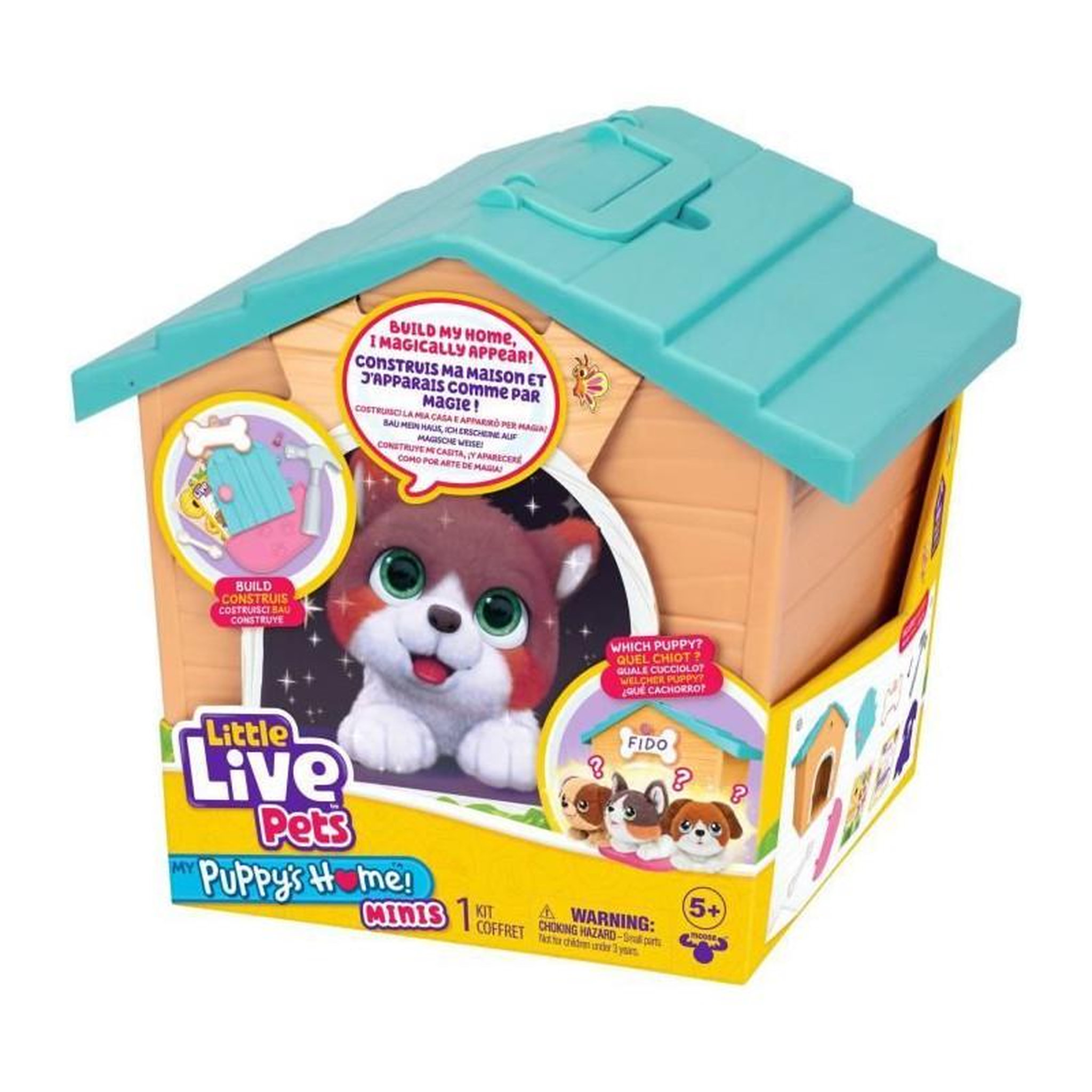 Voir la diapositive 4 : LITTLE LIVE PETS Niche surprise - Moose Toys - Chien orange - Modele aléatoire - Accessoires inclus - 5 ans et plus