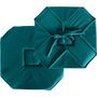 Voir la diapositive 1 : Paris Prix Galette de Chaise Uni  Basic  40x40cm Emeraude