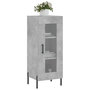 Voir la diapositive 3 : VIDAXL Buffet Gris beton 34,5x34x90 cm Bois d'ingenierie