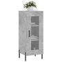 Voir la diapositive 3 : VIDAXL Buffet Gris beton 34,5x34x90 cm Bois d'ingenierie