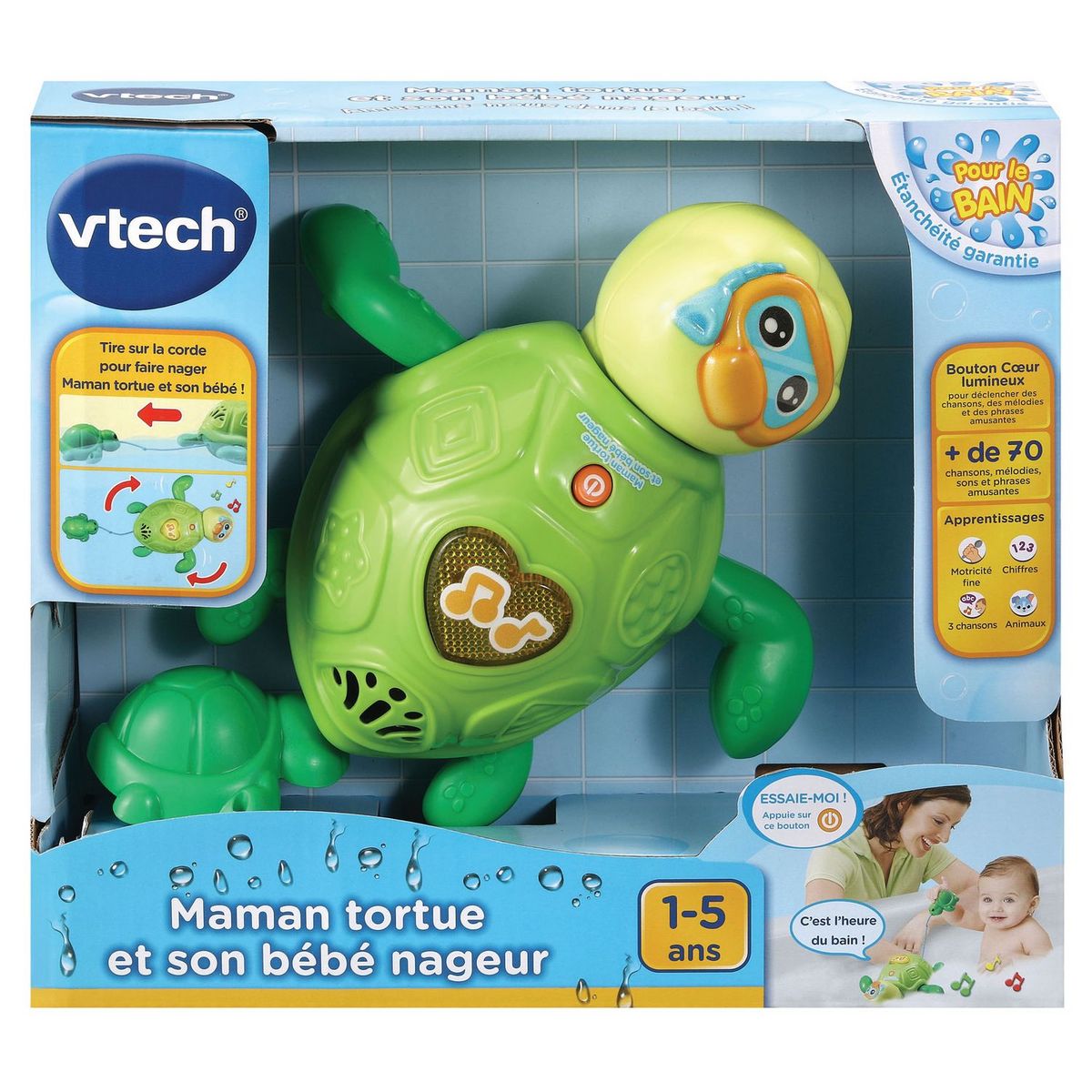 VTECH BABY Maman tortue et son bébé nageur