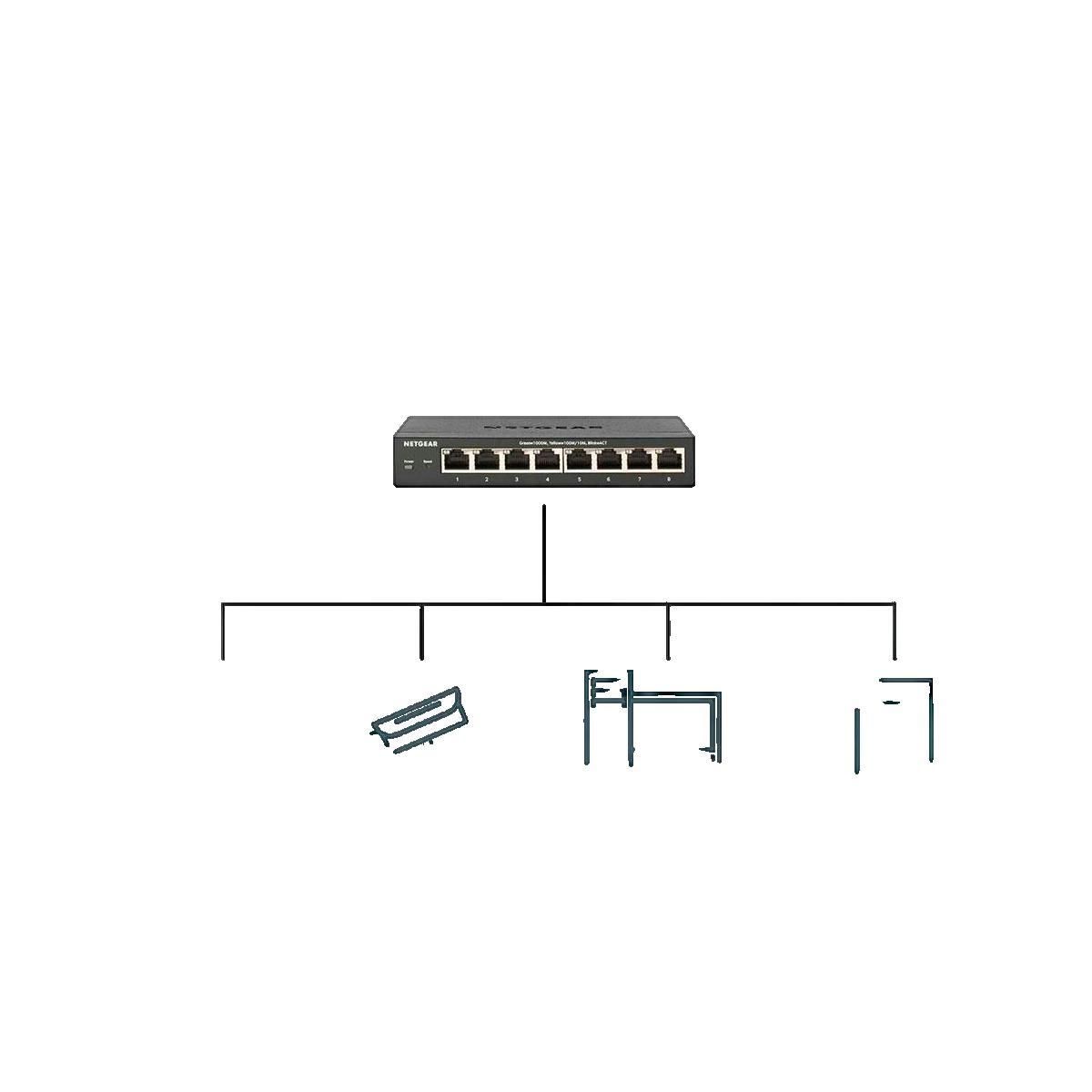 Netgear Switch Ethernet NETGEAR MS105-100EUS 5 ports 2.5G