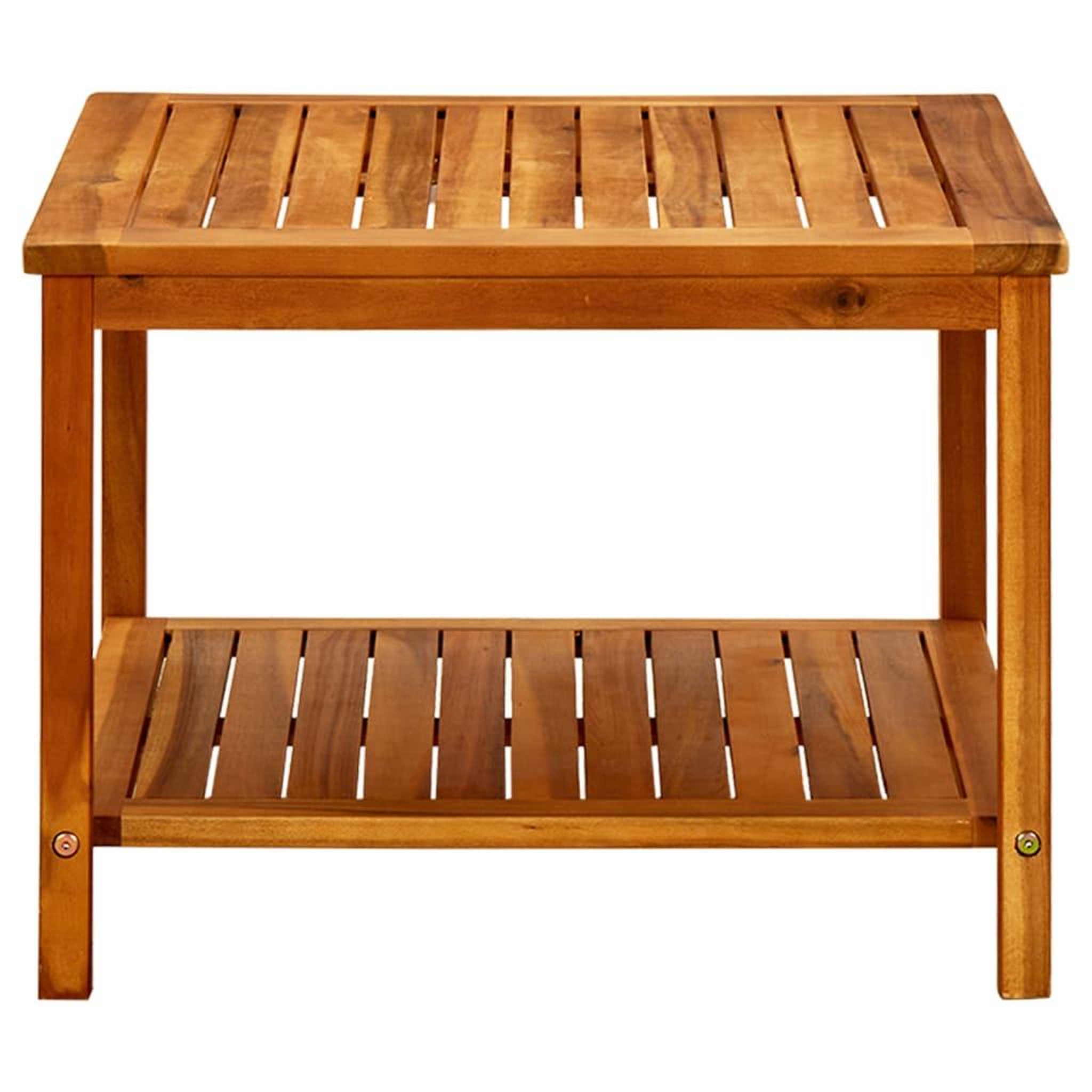 Voir la diapositive 3 : VIDAXL Table basse 60x60x45 cm Bois d'acacia solide