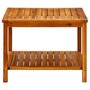 Voir la diapositive 3 : VIDAXL Table basse 60x60x45 cm Bois d'acacia solide