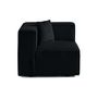 Voir la diapositive 6 : LISA DESIGN Arty - module d'assise droit - en velours côtelé