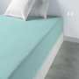 Voir la diapositive 2 : Les Ateliers du Linge Drap housse 100% coton 115g 57fils