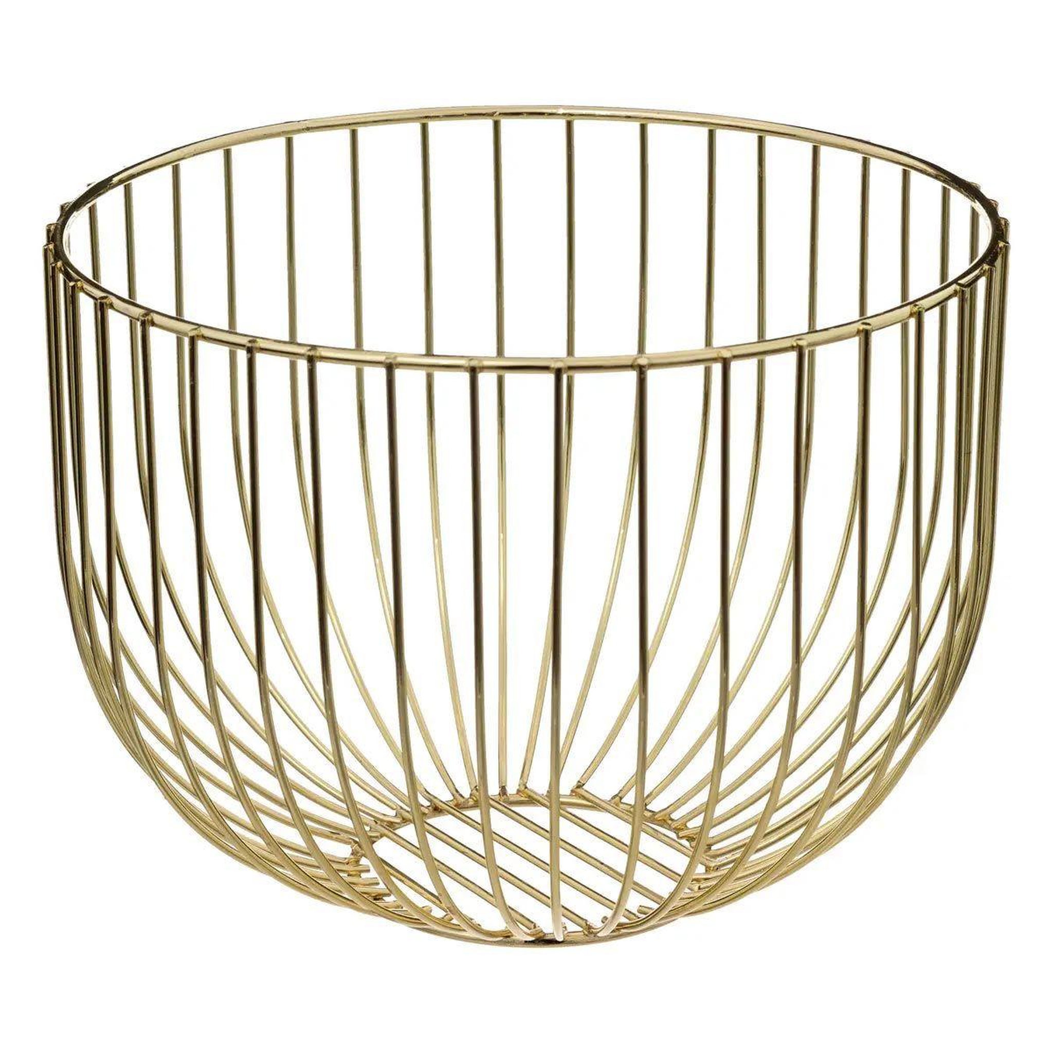 SECRET DE GOURMET Corbeille à fruits design  le collectionneur  22cm or