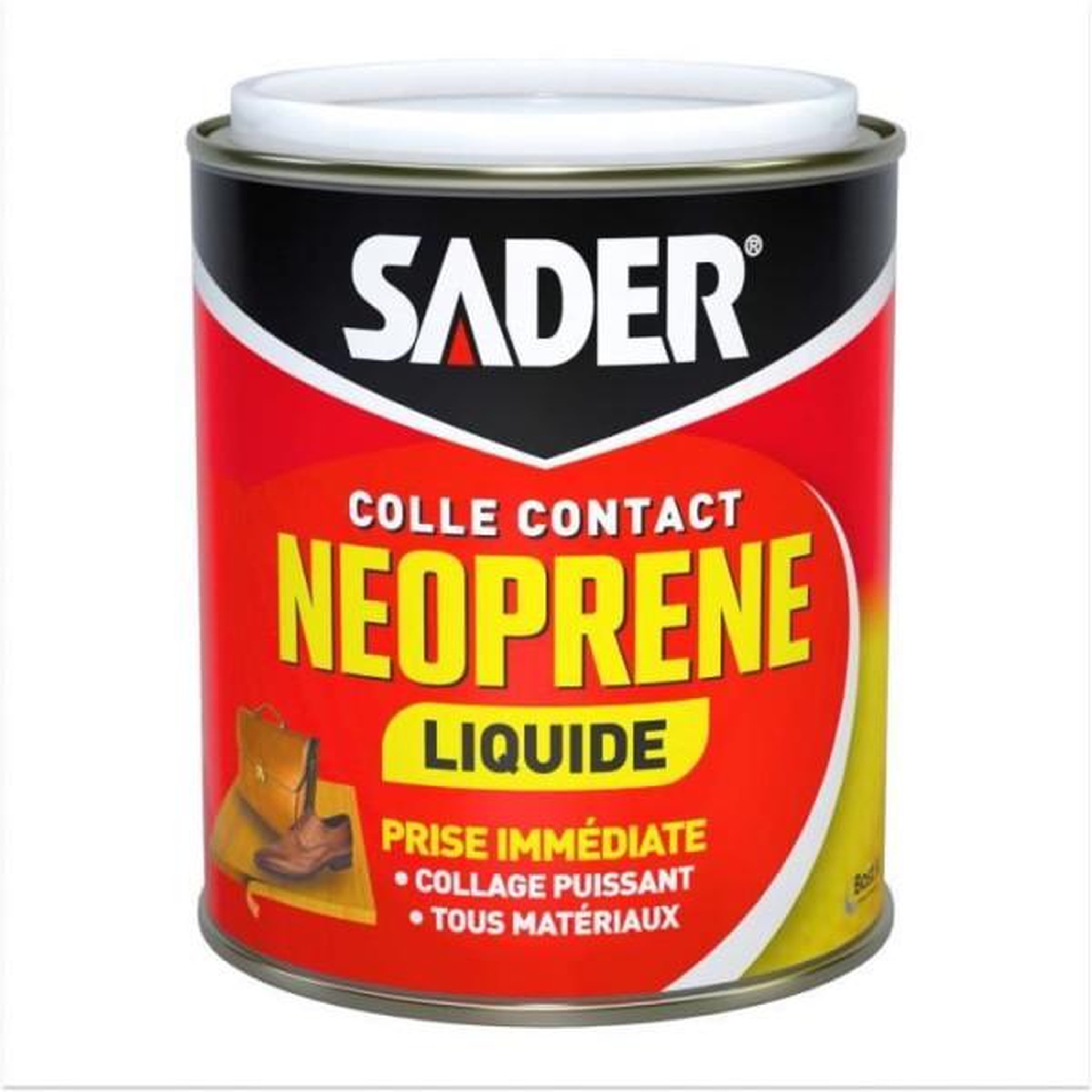Sader Colle contact néoprene liquide extra forte - SADER - Tous matériaux - Prise immédiate - Boîte 750 ml