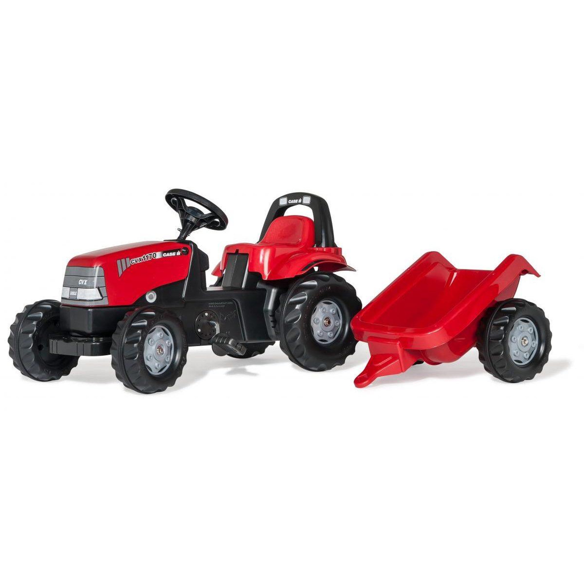 ROLLY TOYS Tracteur a pedales + remorque rollykid 1170 cvx