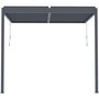 Voir la diapositive 1 : Habitat et Jardin Pergola bioclimatique adossée avec led  Windsor  - 3 x 4 m - Anthracite