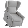 Voir la diapositive 1 : VIDAXL Fauteuil inclinable electrique gris nuage tissu
