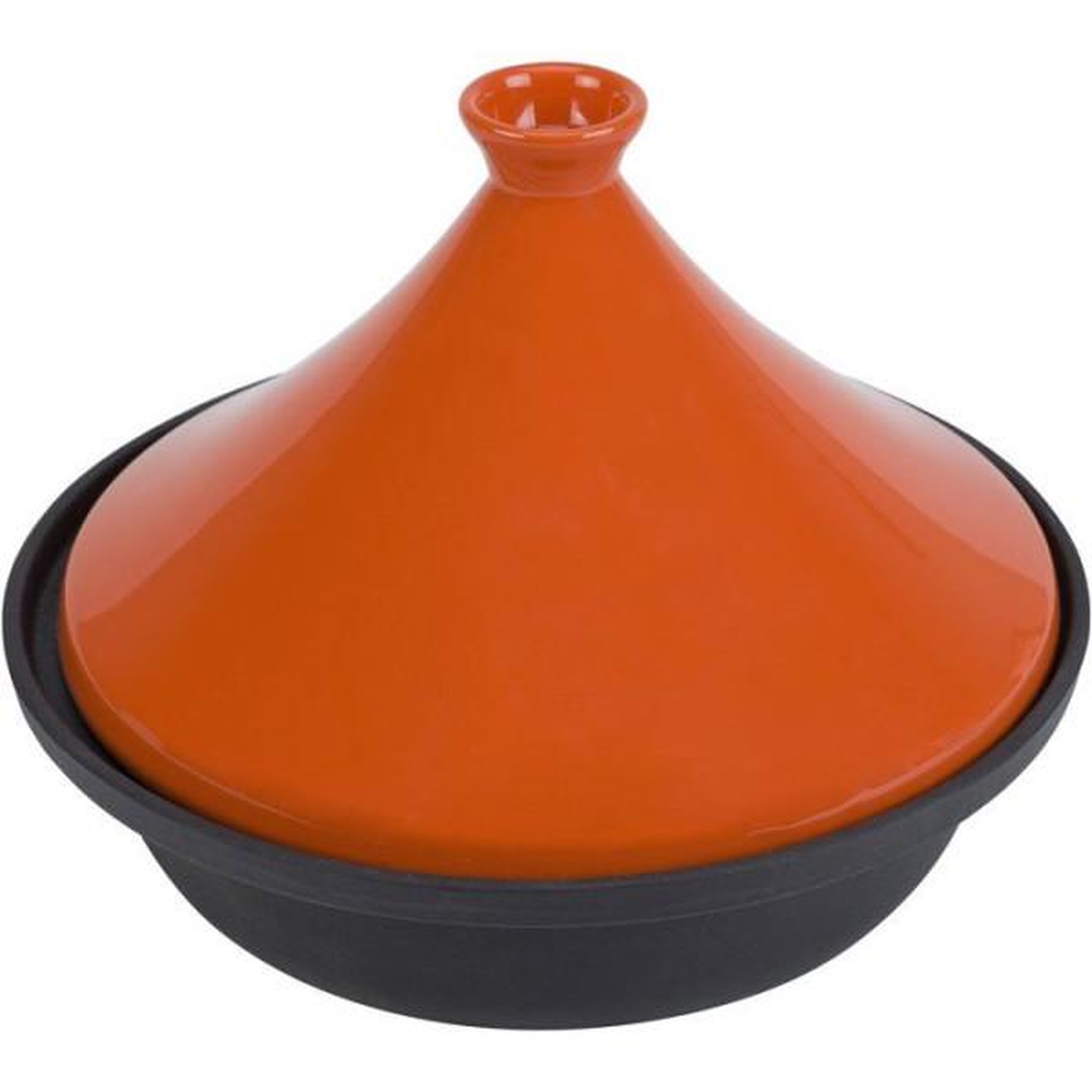 COSY & TRENDY Tajine  en fonte - cosy & trendy - tous feux dont induction - ø 30 cm - orange / noir