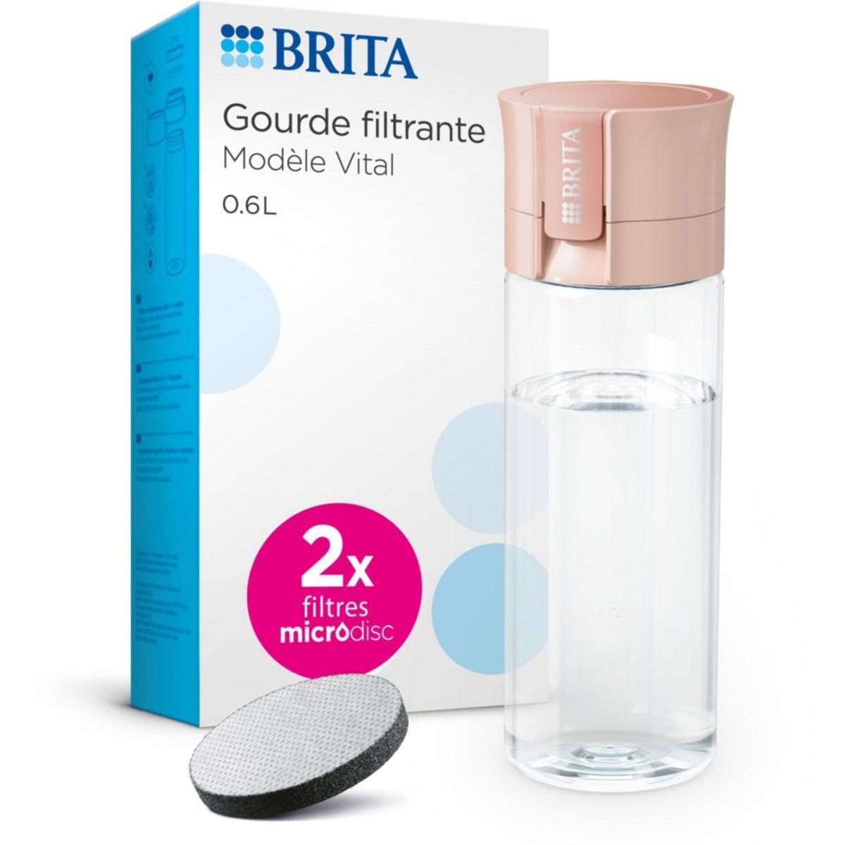 Brita Gourde filtrante filtrante Vital abricot