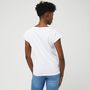 Voir la diapositive 2 : INEXTENSO T-shirt manche courte blanc fantaisie femme