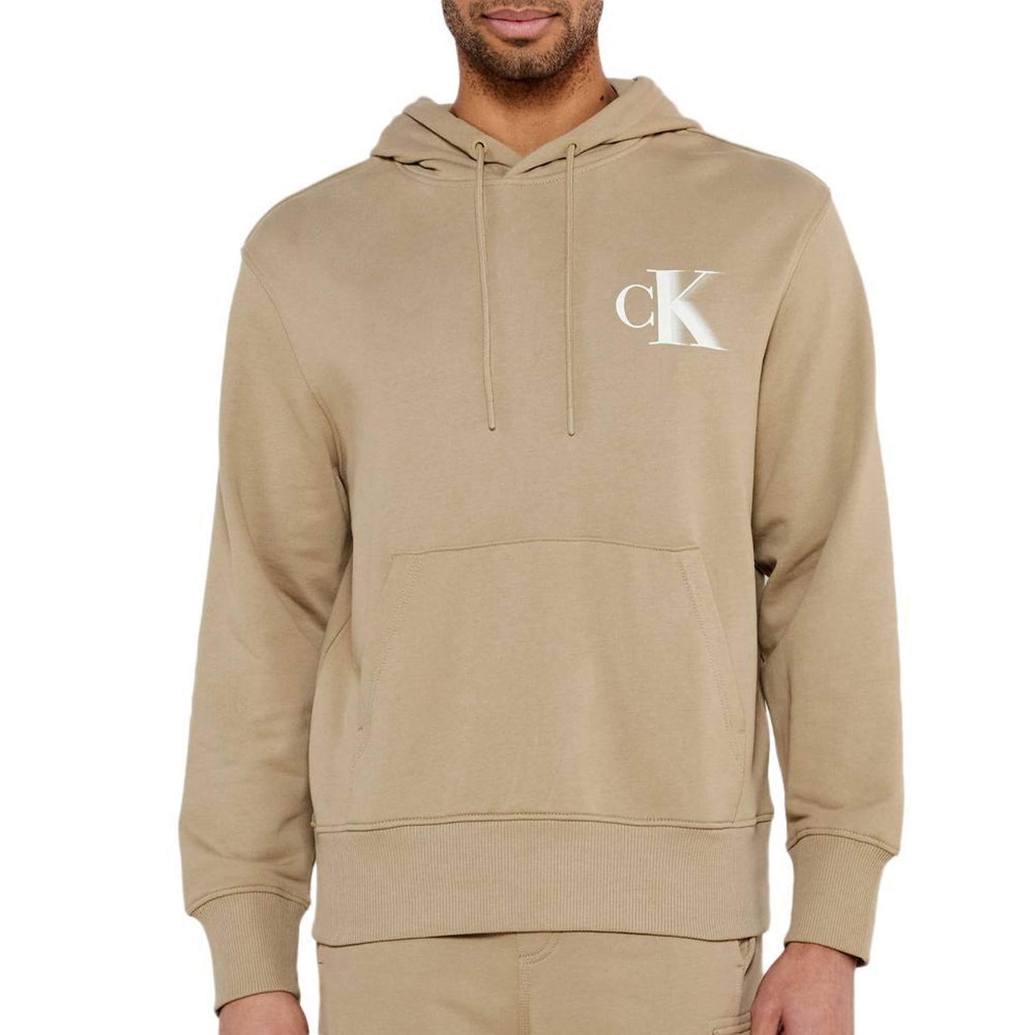 CALVIN KLEIN JEANS Sweat Marron Clair Homme Calvin Klein Jeans Bold. Coloris disponibles : Marron
