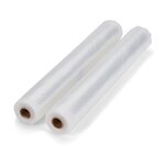 LIVOO Lot de 2 rouleaux 28cmx300cm pour appareil à emballage sous vide - DOM505