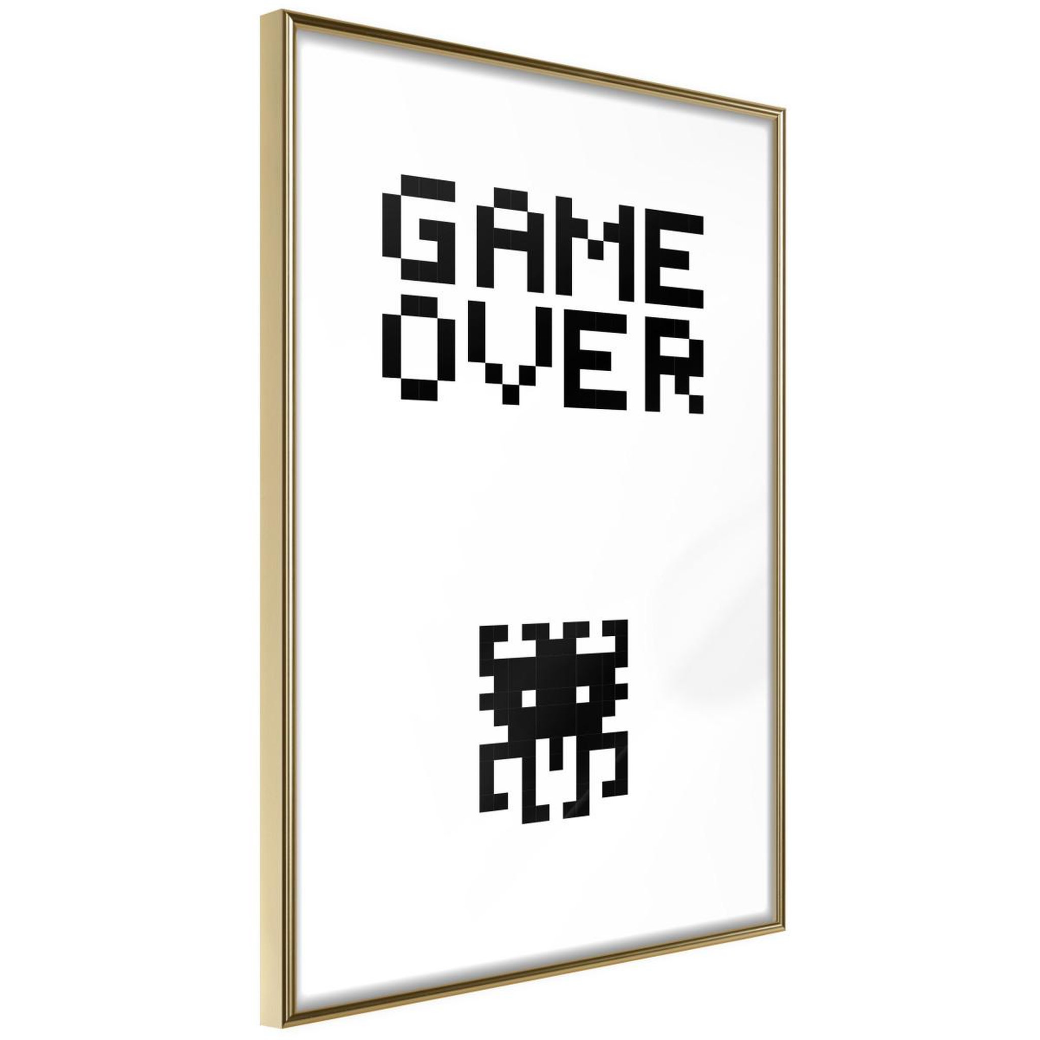 Paris Prix Affiche murale encadrée  game over