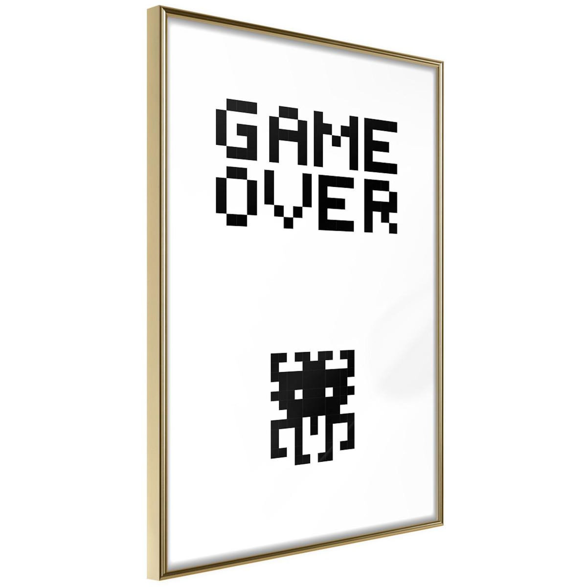 Paris Prix Affiche Murale Encadrée  Game Over