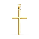 L'ATELIER D'AZUR Pendentif  - Médaille Croix Or 18 Carats 750 Jaune - Chaine Offerte