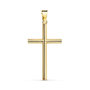Voir la diapositive 1 : L'ATELIER D'AZUR Pendentif  - Médaille Croix Or 18 Carats 750 Jaune - Chaine Offerte