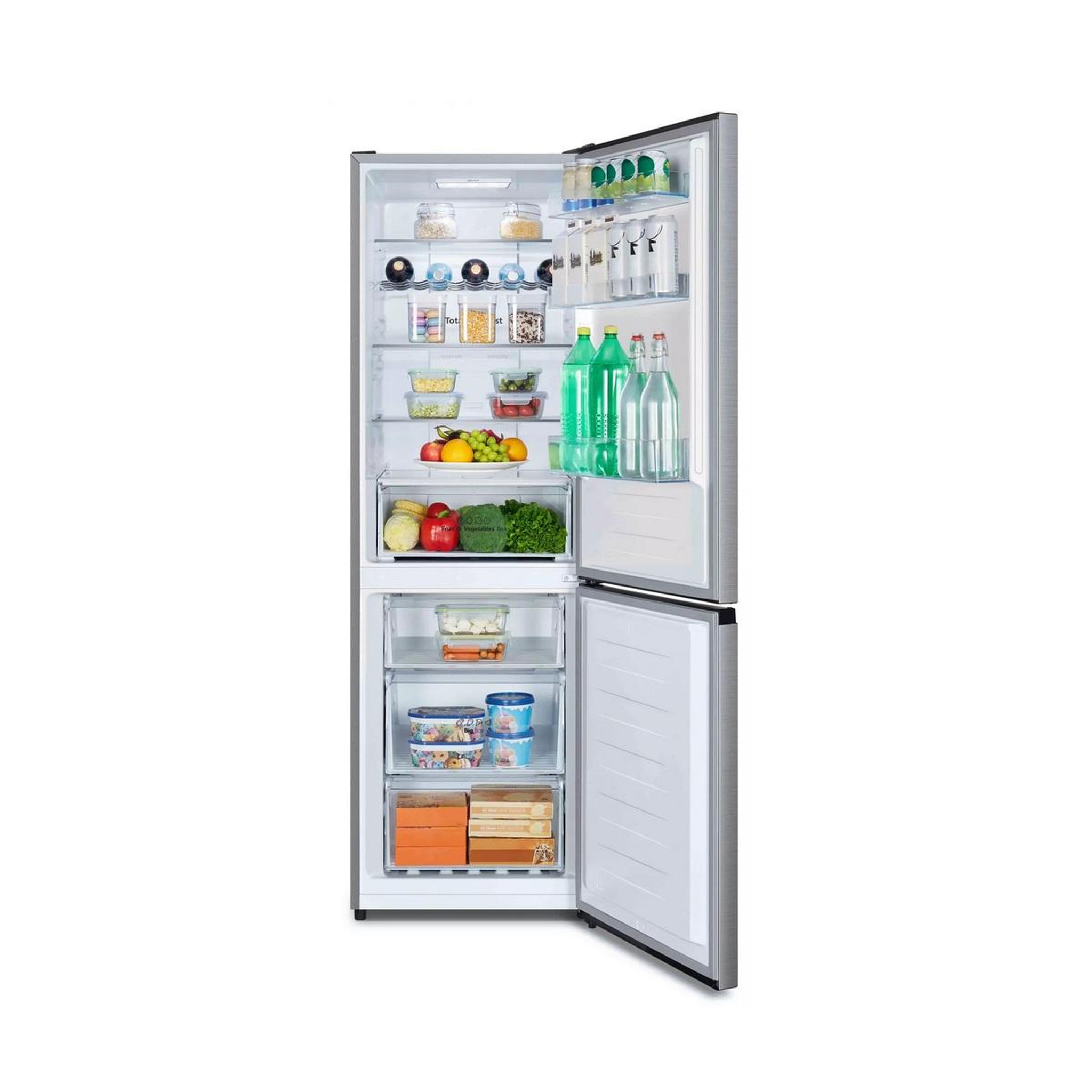 Voir la diapositive 4 : Hisense Réfrigérateur combiné 60cm 304l inox - FCN300BCC