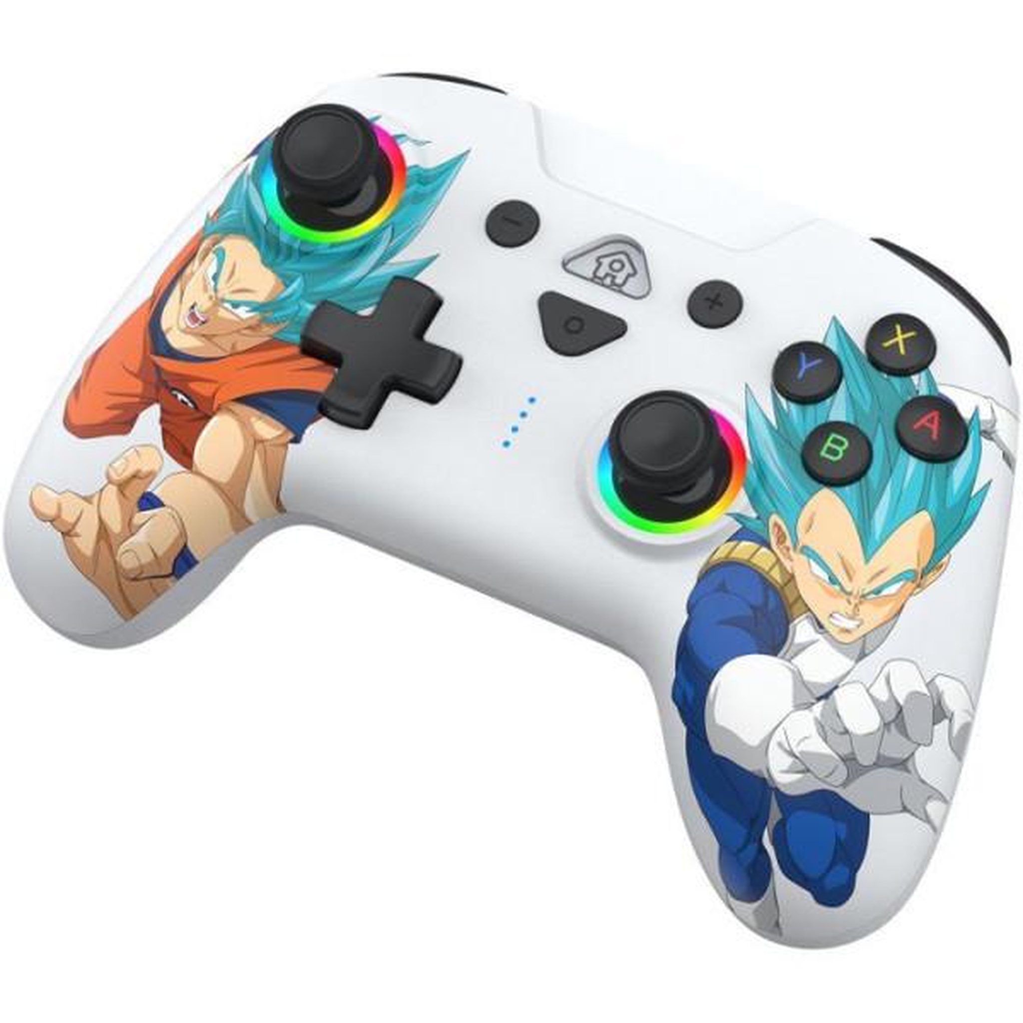 Voir la diapositive 3 : Subsonic Manette sans fil - Nintendo Switch / Switch OLED / Switch 2 - Dragon Ball Goku vs Vegeta - Bluetooth - Blanc - SUBSONIC
