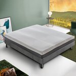 ILOVESLEEP Matelas Ressorts Ensachés BACIO - Accueil Mémoire De Forme - Epaisseur 22 Cm. Coloris disponibles : Blanc