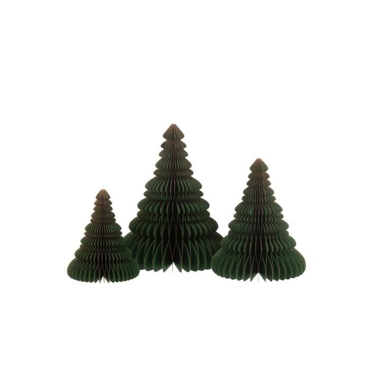 Paris Prix Sapin de Noël à Poser en Papier  Pliant  30cm Vert Foncé